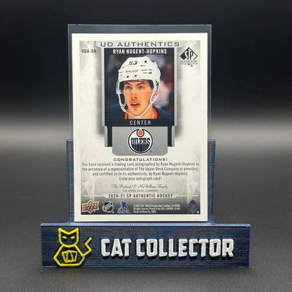 2020-21 UD SP Authentic RYAN NUGENT-HOPKINS #UDA-RN UD Authentics Auto