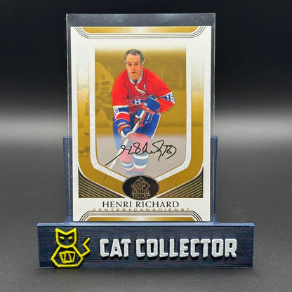 2020-21 UD SP Signature Editions Legends HENRI RICHARD #132 Gold Foil