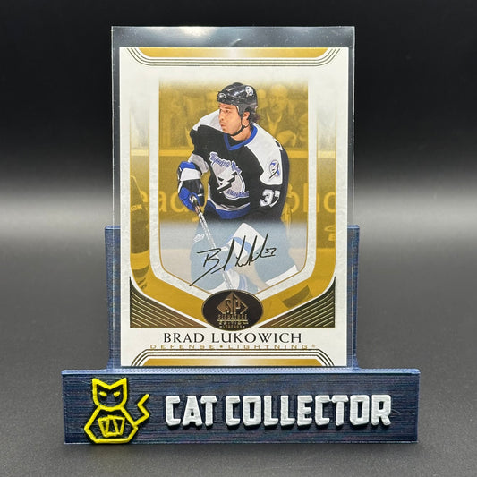 2020-21 UD SP Signature Editions Legends BRAD LUKOWICH #264 Gold Foil