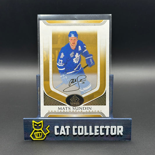 2020-21 UD SP Signature Editions Legends MATS SUNDIN #348 Gold Foil