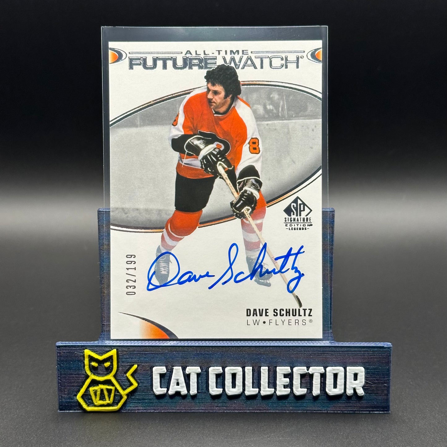 2020-21 UD SP Signature Editions Legends DAVE SCHULTZ #382 All-Time Future Watch Auto /199