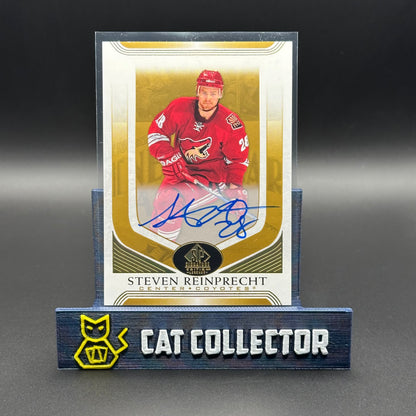 2020-21 UD SP Signature Editions Legends STEVEN REINPRECHT #86 Gold Spectrum Foil Auto