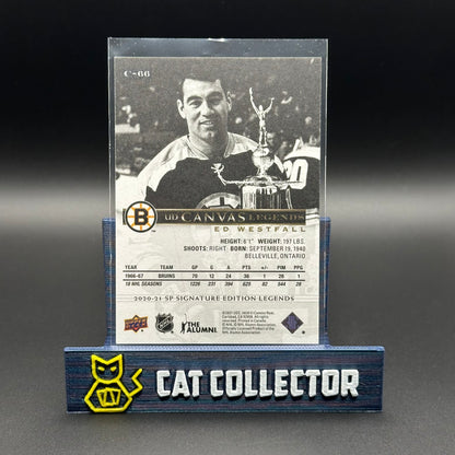 2020-21 UD SP Signature Editions Legends ED WESTFALL #C-66 UD Canvas Legends