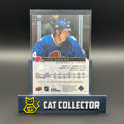 2020-21 UD SP Signature Editions Legends ROBERT PICARD #C-91 UD Canvas Legends