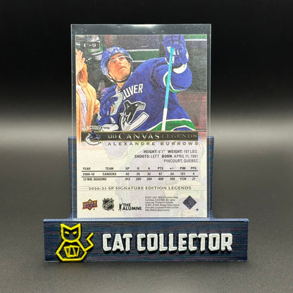2020-21 UD SP Signature Editions Legends ALEXANDRE BURROWS #C-9 UD Canvas Legends