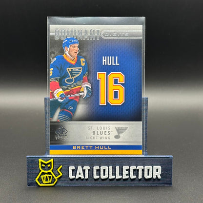 2020-21 UD SP Signature Editions Legends BRETT HULL #DD-19 Dominant Digits