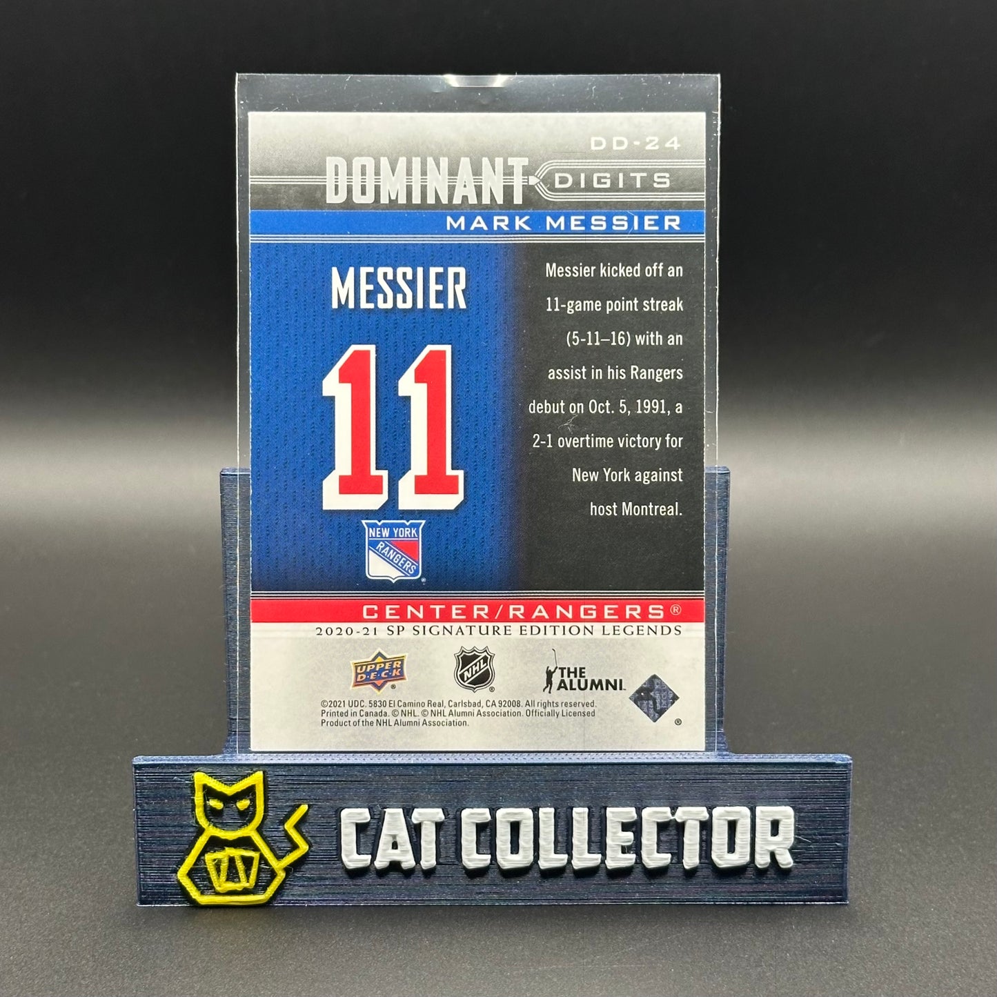 2020-21 UD SP Signature Editions Legends MARK MESSIER #DD-24 Dominant Digits