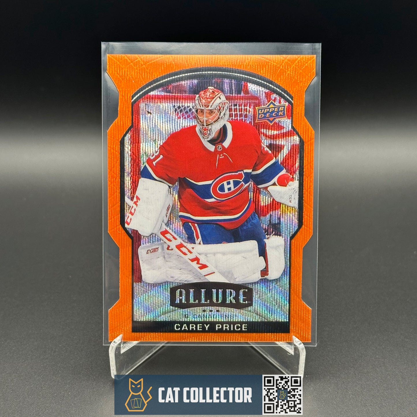 2020-21 UD Allure CAREY PRICE #55 Orange Slice
