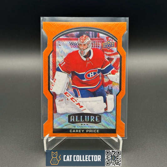 2020-21 UD Allure CAREY PRICE #55 Orange Slice