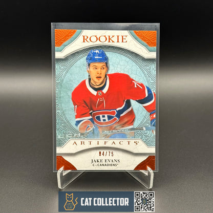 2020-21 Upper Deck Artifacts JAKE EVANS #167 Autumn Rookie RC /75