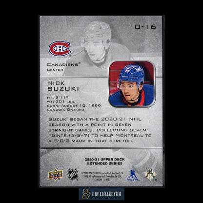 2020-21 UD Extended series NICK SUZUKI #O-16 Ovation