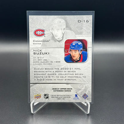 2020-21 UD Extended series NICK SUZUKI #O-16 Ovation