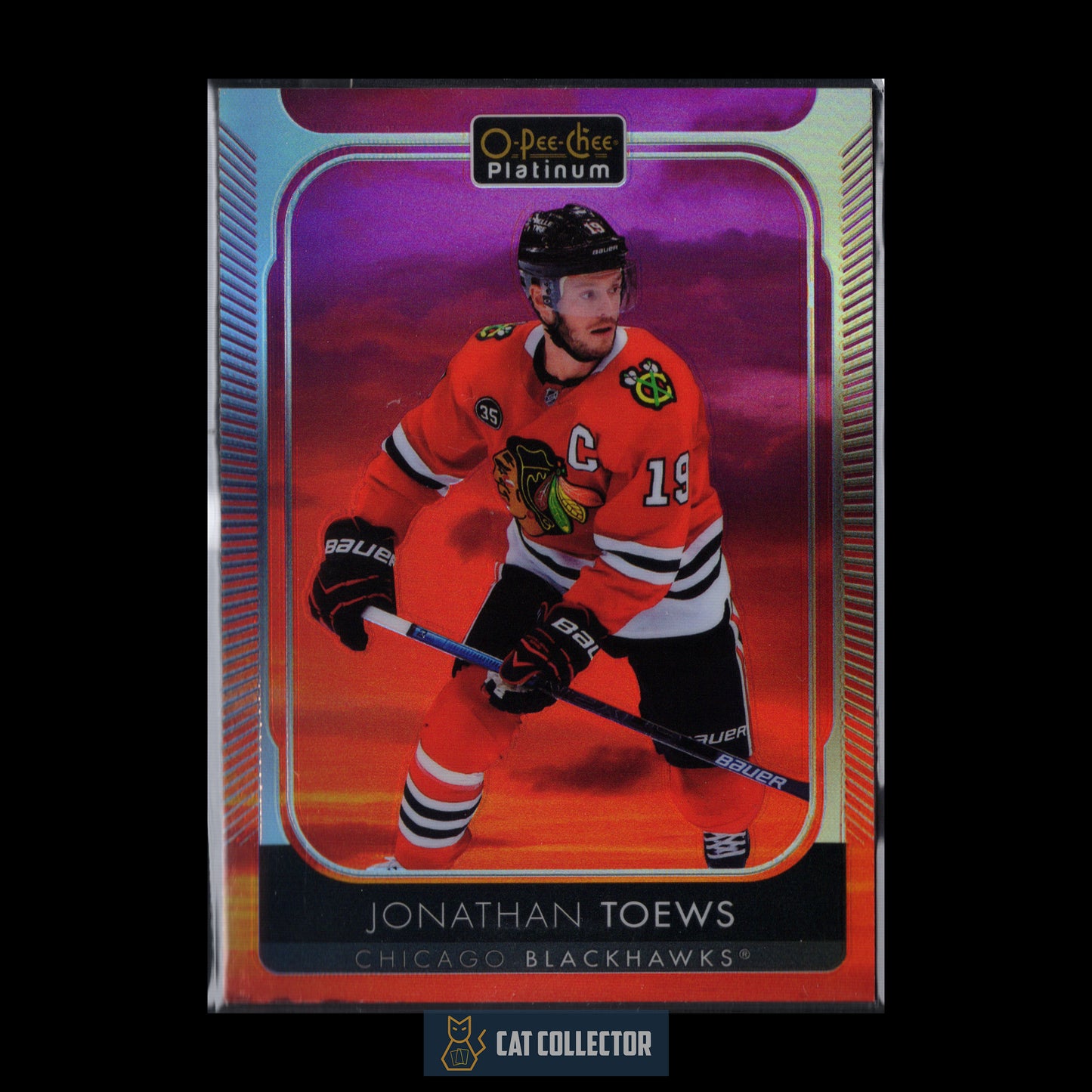 2021-22 O-Pee-Chee Platinum JONATHAN TOEWS #101 Sunset