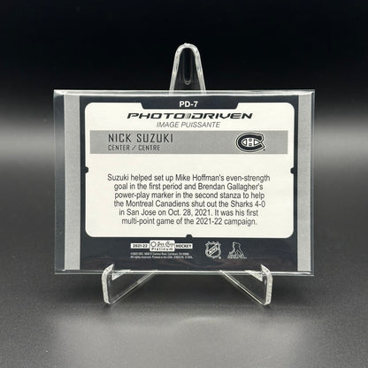 2021-22 O-Pee-Chee Platinum NICK SUZUKI #PD-7 Photo Driven