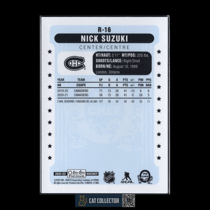 2021-22 O-Pee-Chee Platinum NICK SUZUKI #R-16 Retro