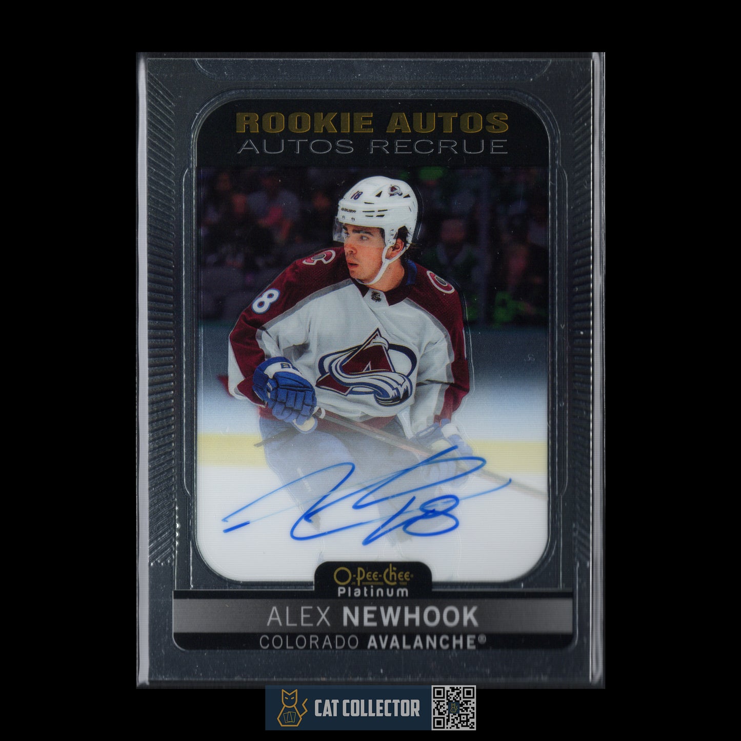 2020-21 O-Pee-Chee Platinum ALEX NEWHOOK #R-AN Rookie Auto RC