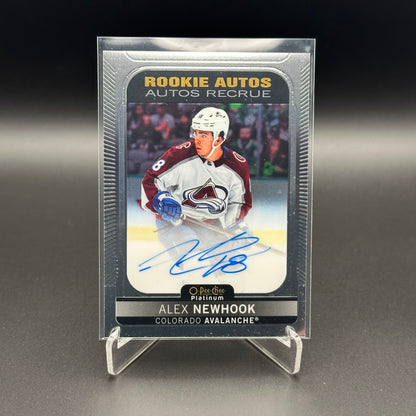 2020-21 O-Pee-Chee Platinum ALEX NEWHOOK #R-AN Rookie Auto RC