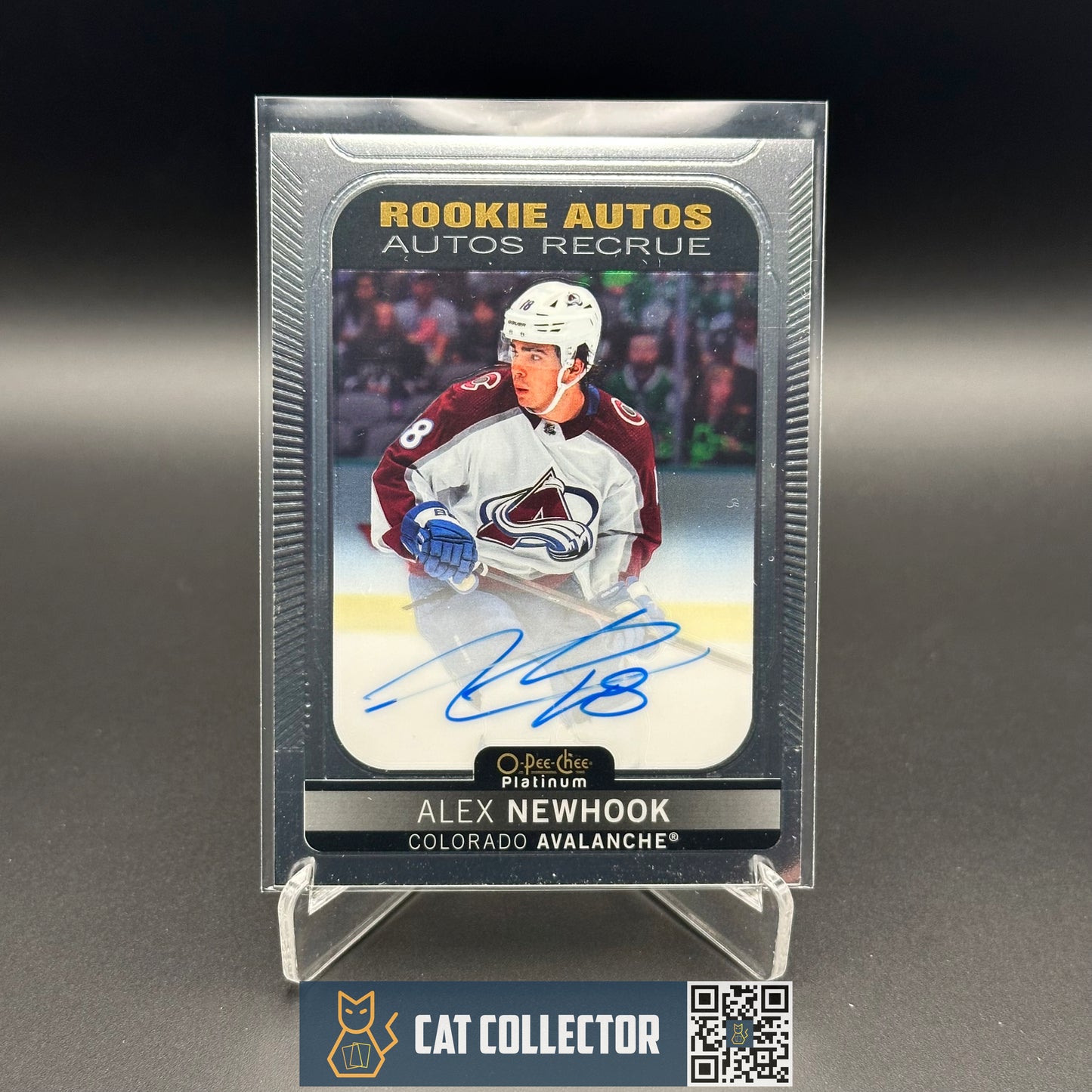 2021-22 O-Pee-Chee Platinum ALEX NEWHOOK #R-AN Rookie Auto RC