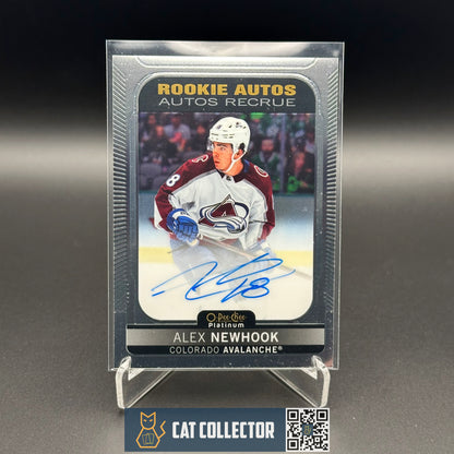 2021-22 O-Pee-Chee Platinum ALEX NEWHOOK #R-AN Rookie Auto RC