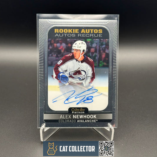 2021-22 O-Pee-Chee Platinum ALEX NEWHOOK #R-AN Rookie Auto RC