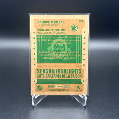 2021-22 O-Pee-Chee Hockey PATRICK MARLEAU #591 Retro