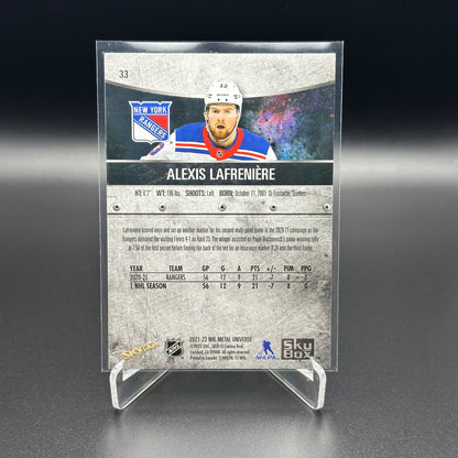 2021-22 SkyBox Metal Universe ALEXIS LAFRENIERE #33