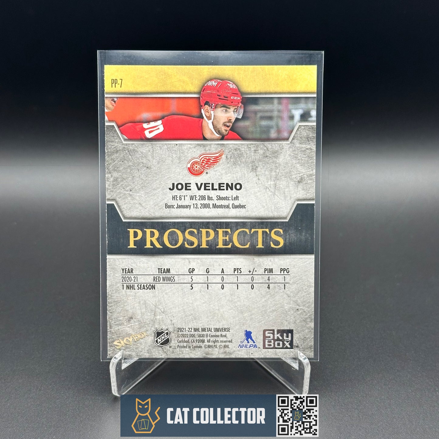 2021-22 SkyBox Metal Universe JOE VELENO #PP-7 Premium Prospects Rookie RC