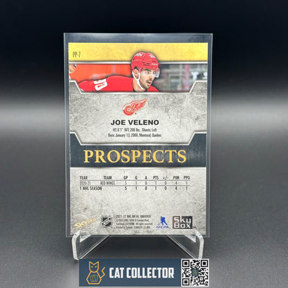 2021-22 SkyBox Metal Universe JOE VELENO #PP-7 Premium Prospects Rookie RC