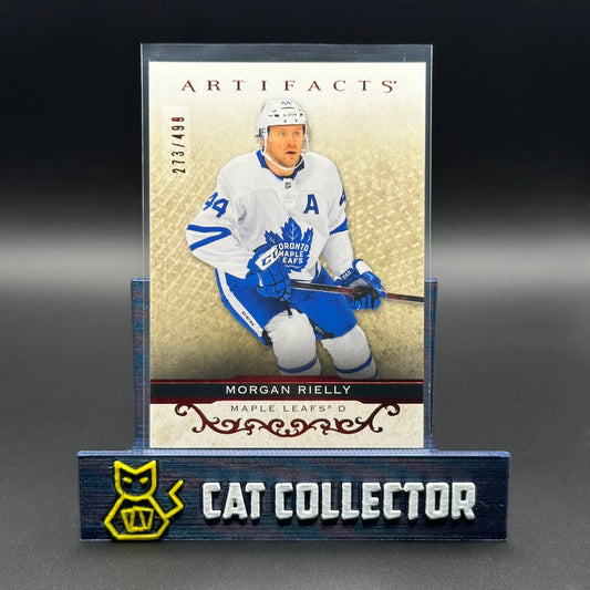 2021-22 UD Artifacts MORGAN RIELLY #100 Ruby /499