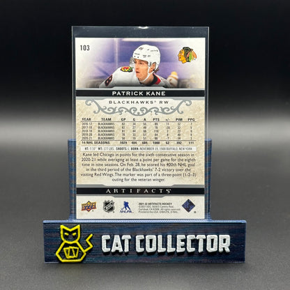 2021-22 UD Artifacts PATRICK KANE #103 Stars Silver Spectrum /299