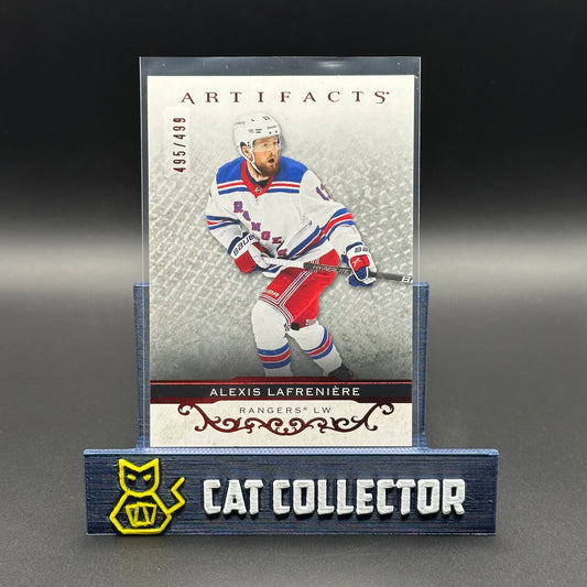 2021-22 UD Artifacts ALEXIS LAFRENIERE #106 Ruby /499