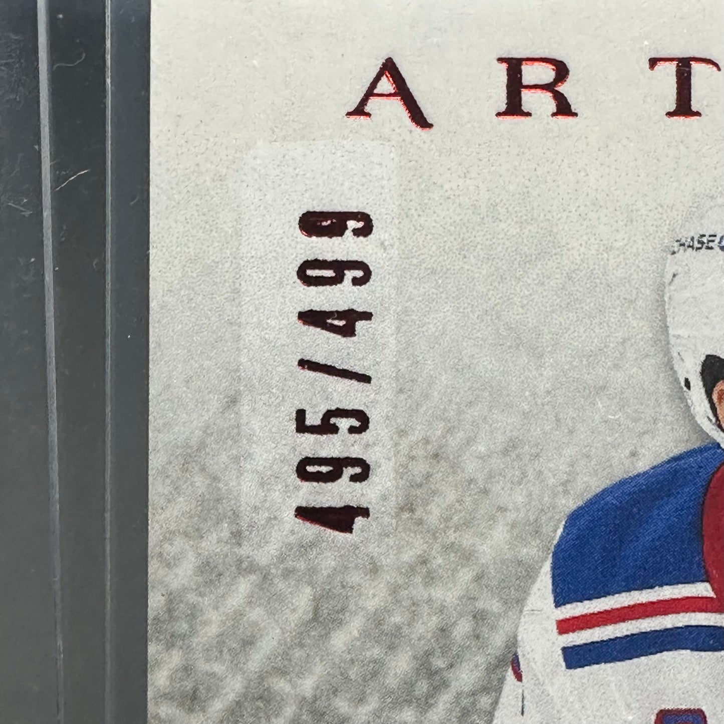 2021-22 UD Artifacts ALEXIS LAFRENIERE #106 Ruby /499