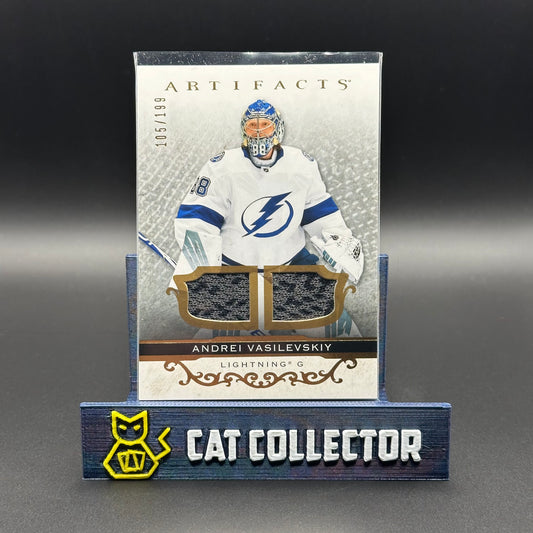 2021-22 UD Artifacts ANDREI VASILEVSKIY #110 Royal Blue /199 Jersey