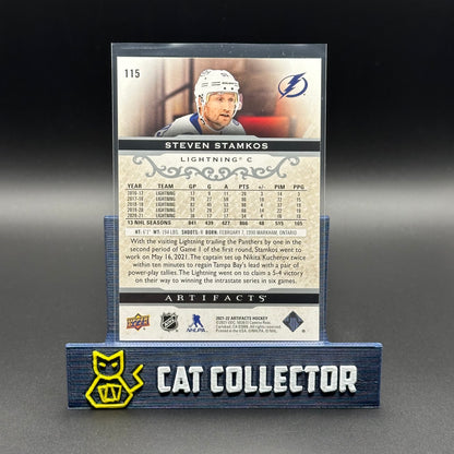 2021-22 UD Artifacts STEVEN STAMKOS #115 Stars /599