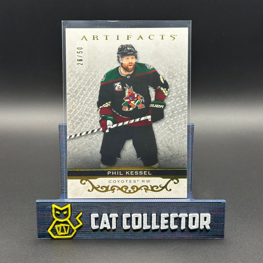 2021-22 UD Artifacts PHIL KESSEL #123 Yellow /50
