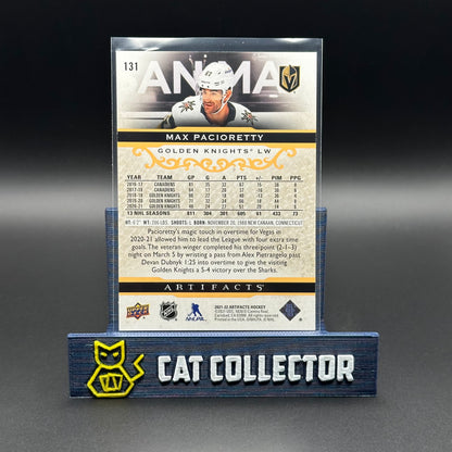 2021-22 UD Artifacts MAX PACIORETTY #131 Autumn /75