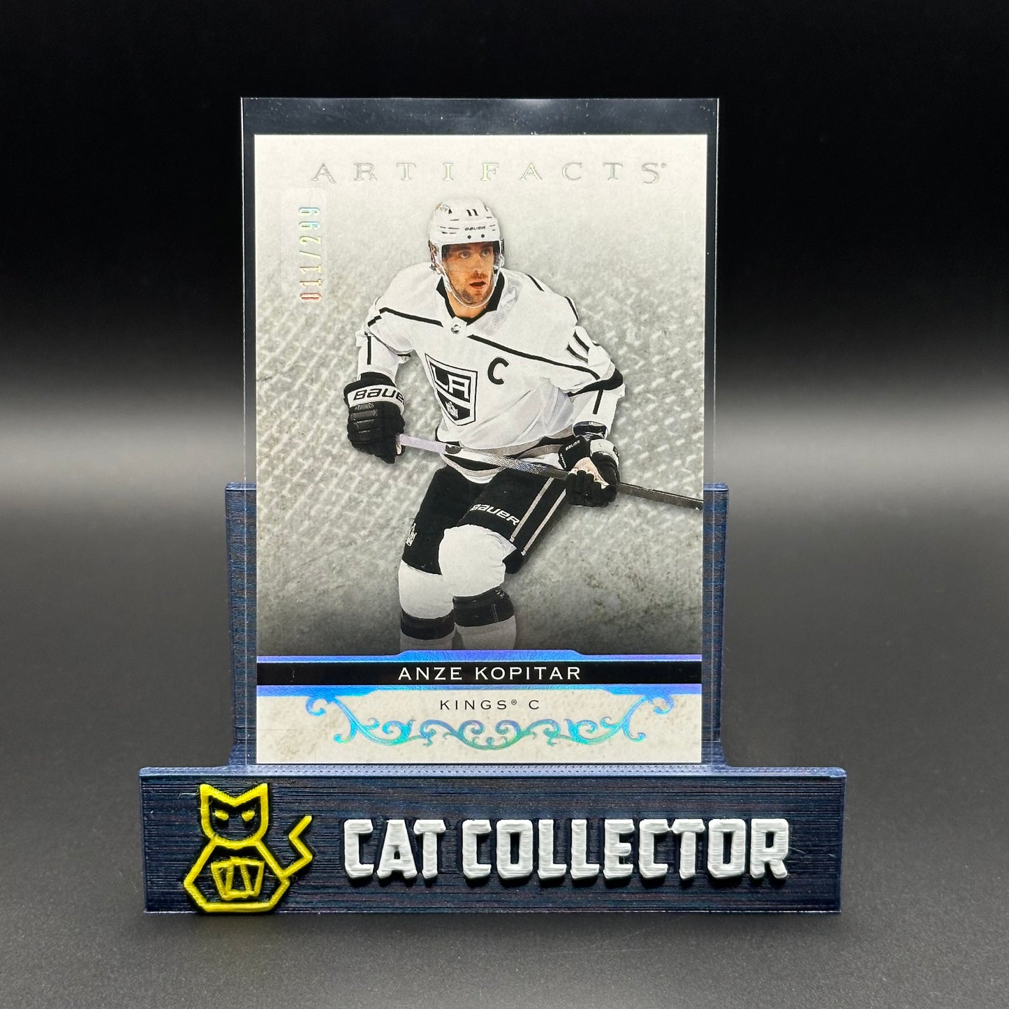 2021-22 UD Artifacts ANZE KOPITAR #138 Silver Spectrum 11/299