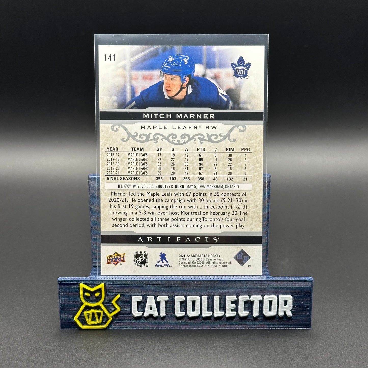 2021-22 UD Artifacts MITCH MARNER #141 Stars /599