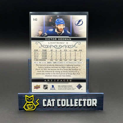 2021-22 UD Artifacts VICTOR HEDMAN #143 Stars /599