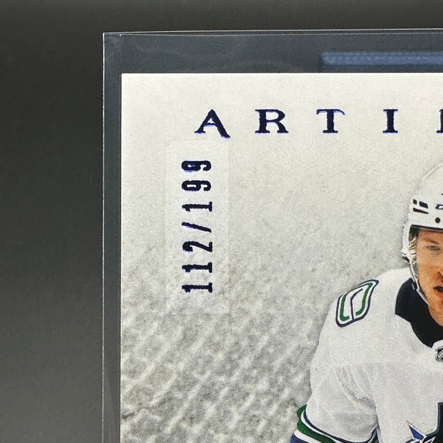 2021-22 UD Artifacts BROCK BOESER #144 Royal Blue /199