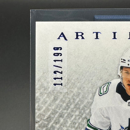 2021-22 UD Artifacts BROCK BOESER #144 Royal Blue /199