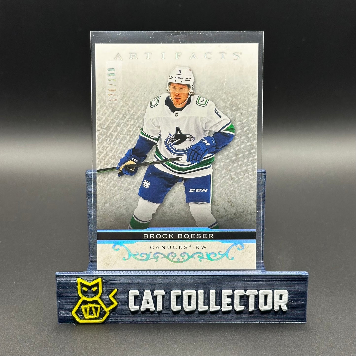 2021-22 UD Artifacts BROCK BOESER #144 Silver Spectrum /299
