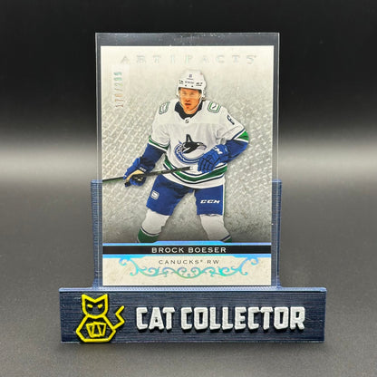 2021-22 UD Artifacts BROCK BOESER #144 Silver Spectrum /299