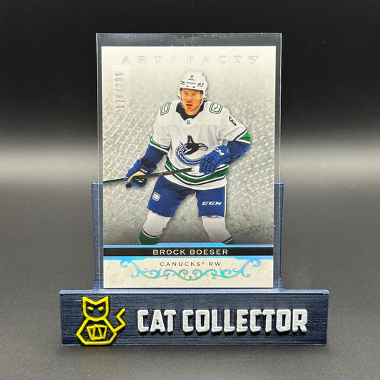2021-22 UD Artifacts BROCK BOESER #144 Silver Spectrum /299