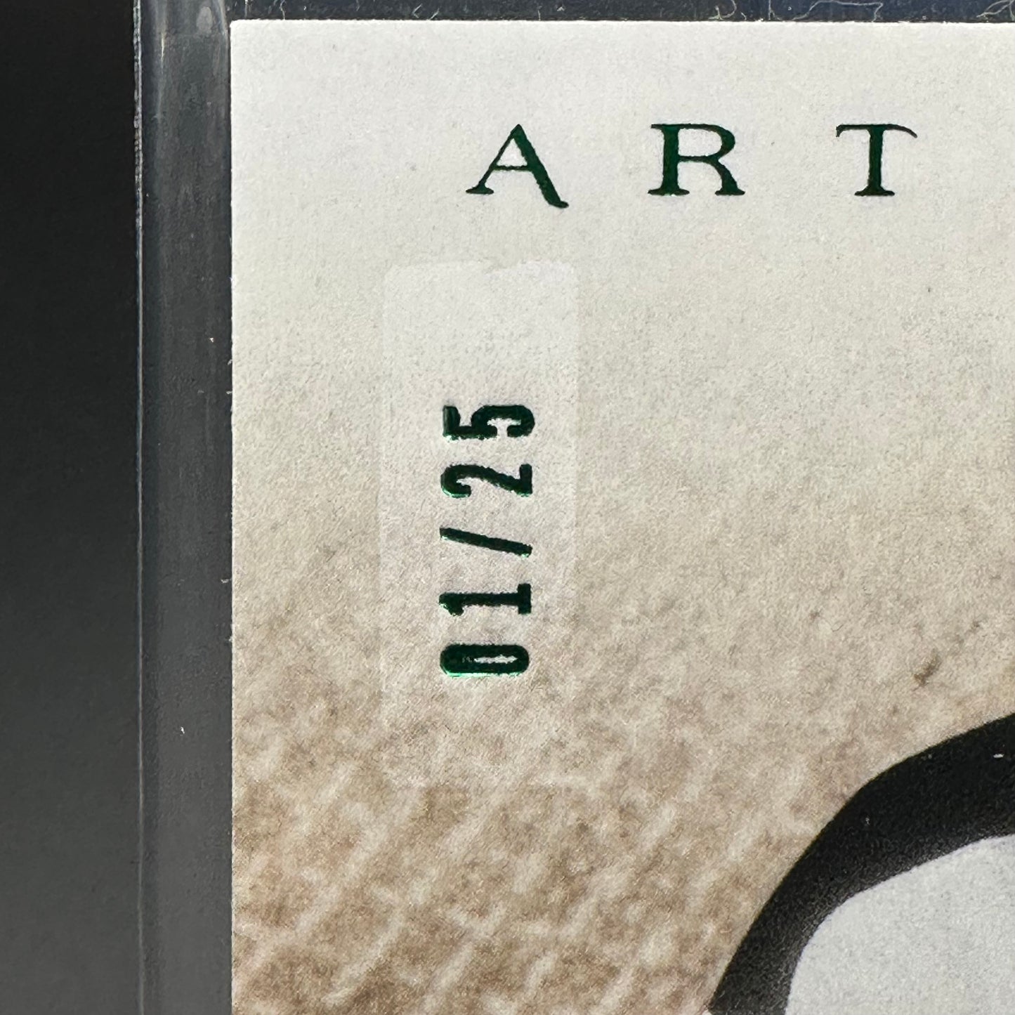 2021-22 UD Artifacts BERNIE NICHOLLS #153 Legends Emerald Material Jersey/Patch 1/25