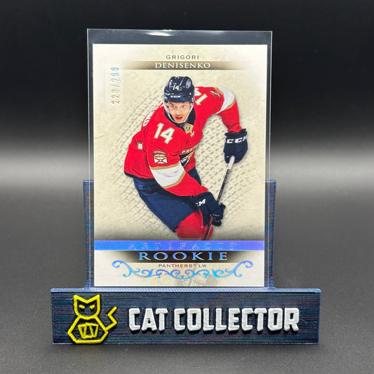 2021-22 UD Artifacts GRIGORI DENISENKO #165 Rookie Silver Spectrum /299