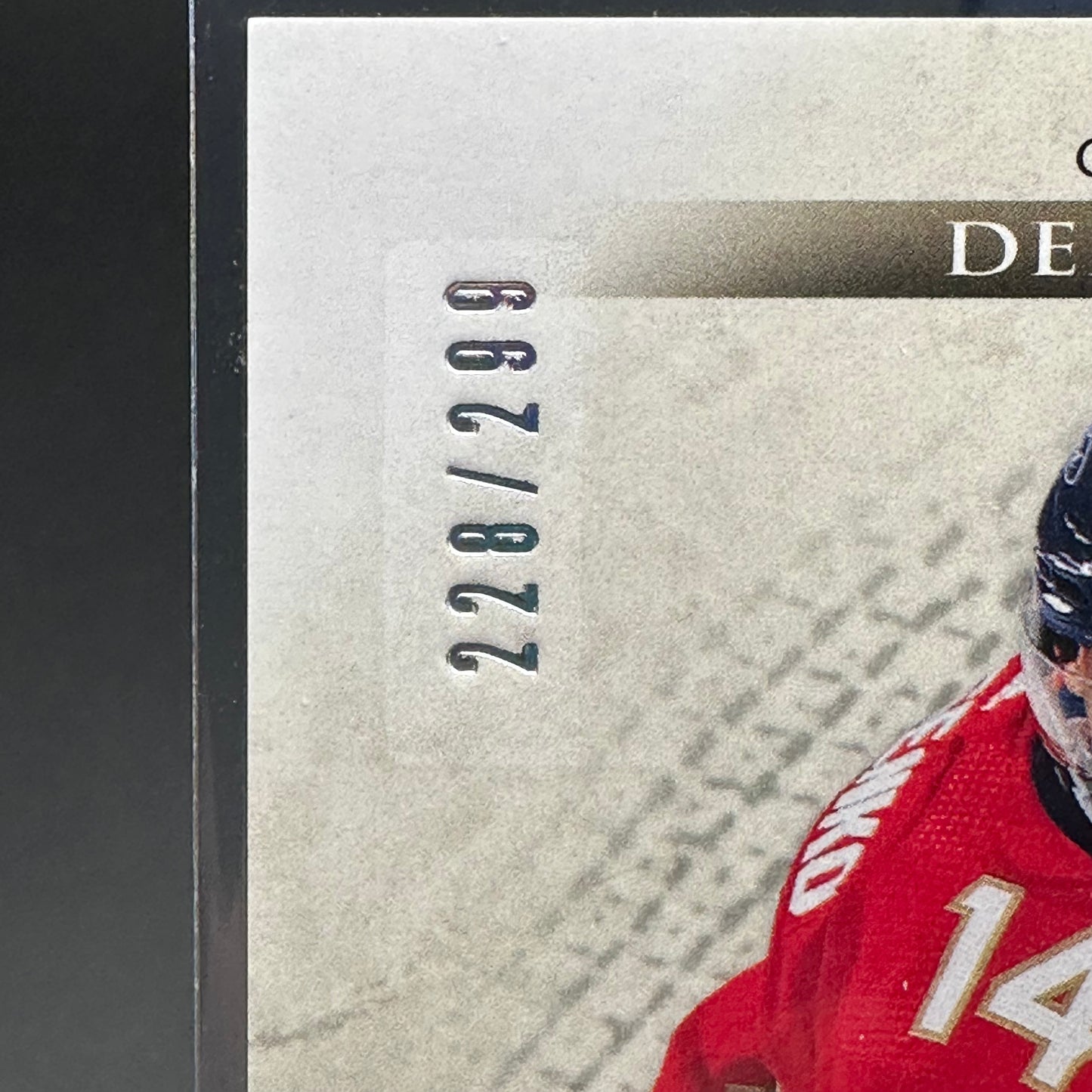 2021-22 UD Artifacts GRIGORI DENISENKO #165 Rookie Silver Spectrum /299