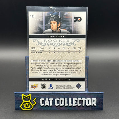 2021-22 UD Artifacts CAM YORK #167 Rookie /999