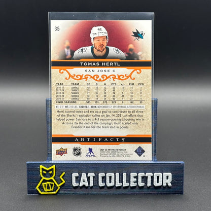 2021-22 UD Artifacts TOMAS HERTL #35 Autumn /75