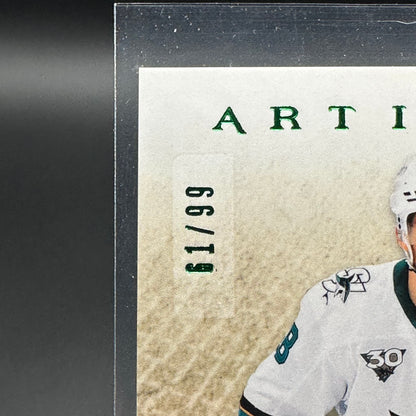 2021-22 UD Artifacts TOMAS HERTL #35 Emerald /99